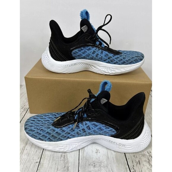 Under Armour Curry Flow 9 Cookie Monster Bball Shoes Sesame Street Shoe Size 12 - Picture 1 of 12